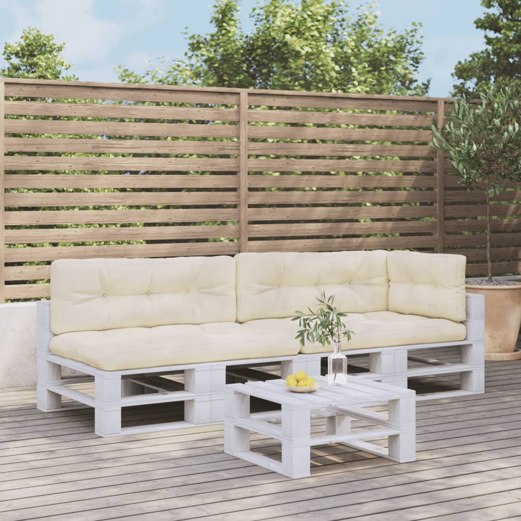 vidaXL Palletkussens 5 st stof antracietkleurig
