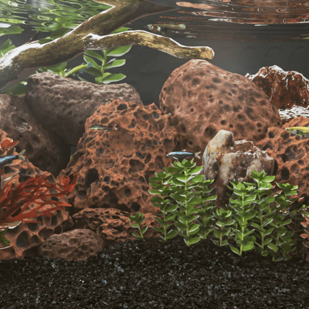 vidaXL Lavastenen 10 kg 5-8 mm rood