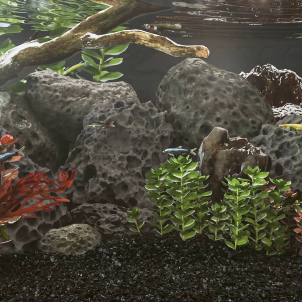 vidaXL Lavastenen 10 kg 5-8 mm rood