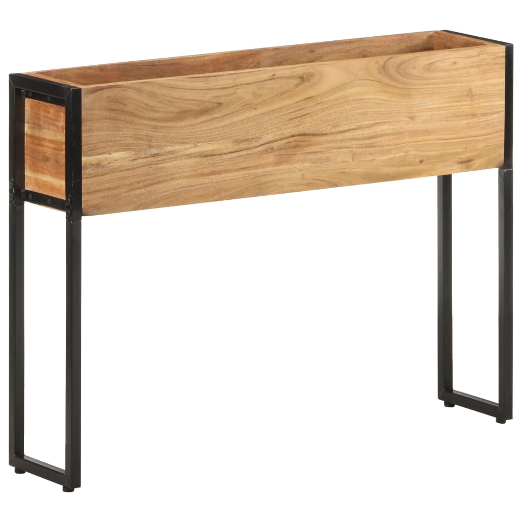 vidaXL Plantenbak 90x20x68 cm ruw mangohout