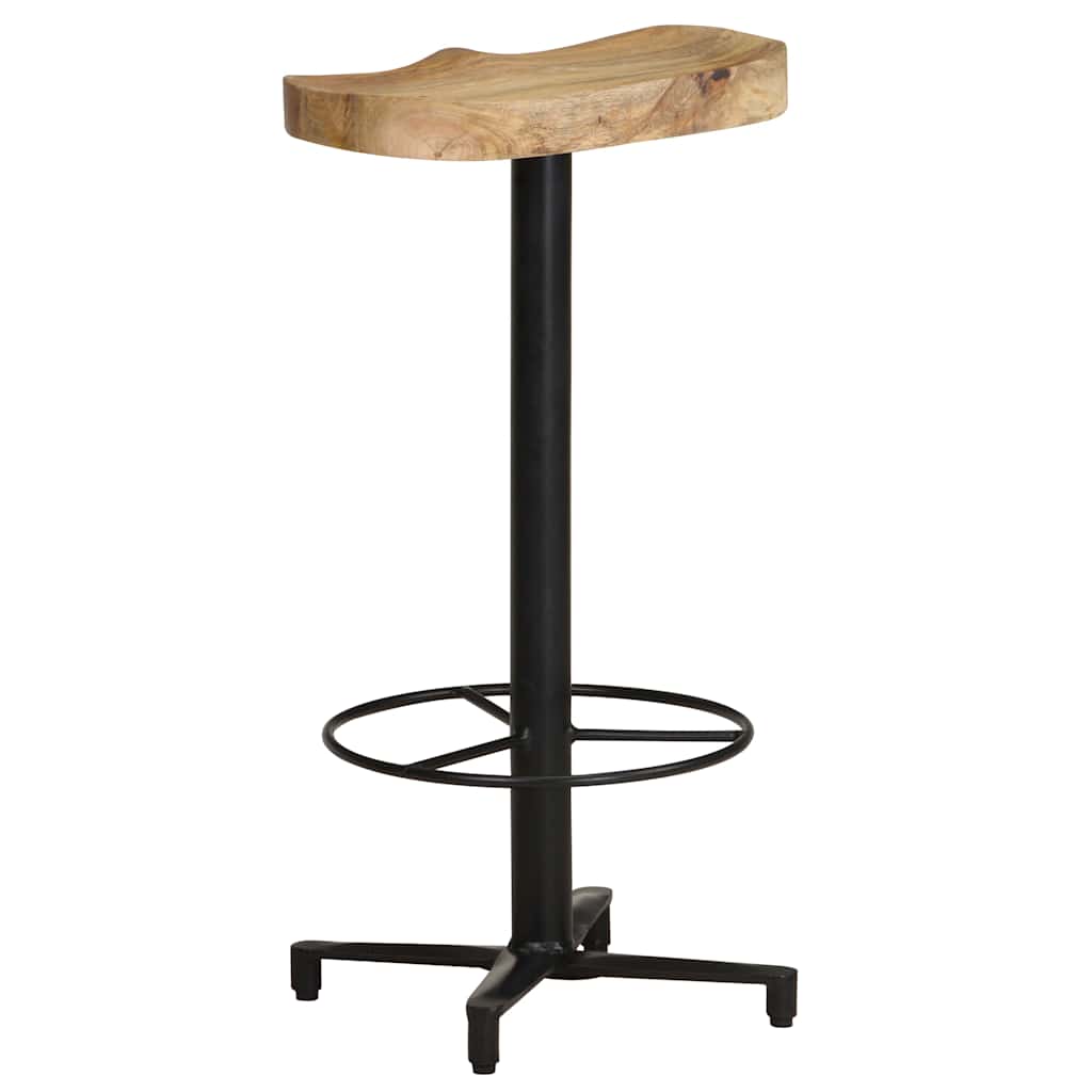 vidaXL Barkrukken 2 st 76 cm massief mangohout