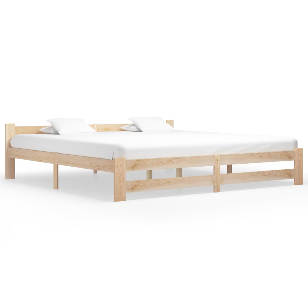 vidaXL Bedframe massief grenenhout 90x200 cm