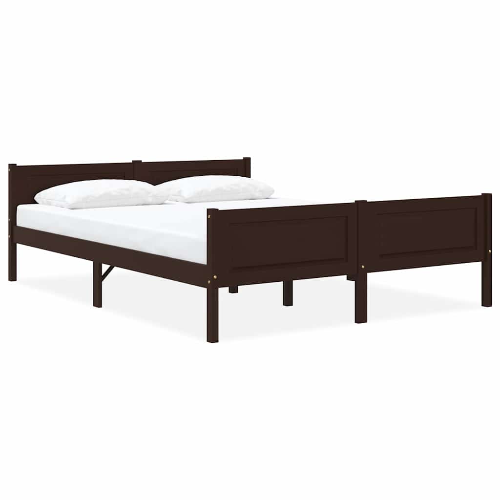 vidaXL Bedframe massief grenenhout 90x200 cm