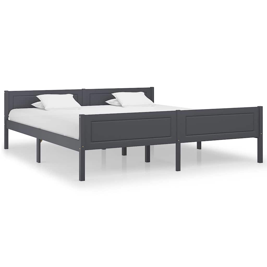 vidaXL Bedframe massief grenenhout 90x200 cm