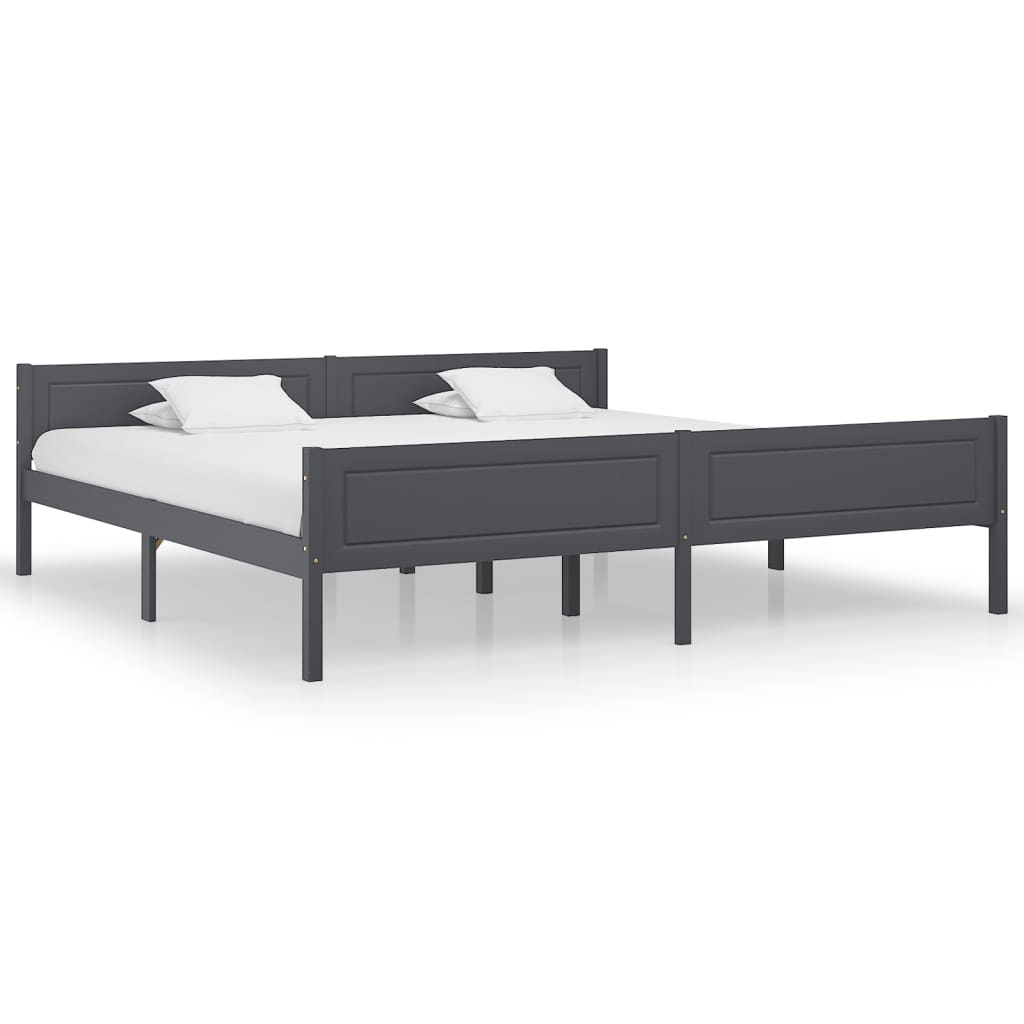 vidaXL Bedframe massief grenenhout 90x200 cm