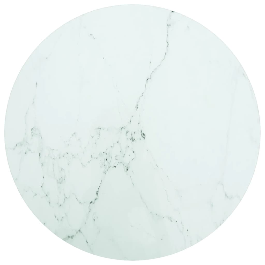 vidaXL Tafelblad van gehard glas 300 mm rond