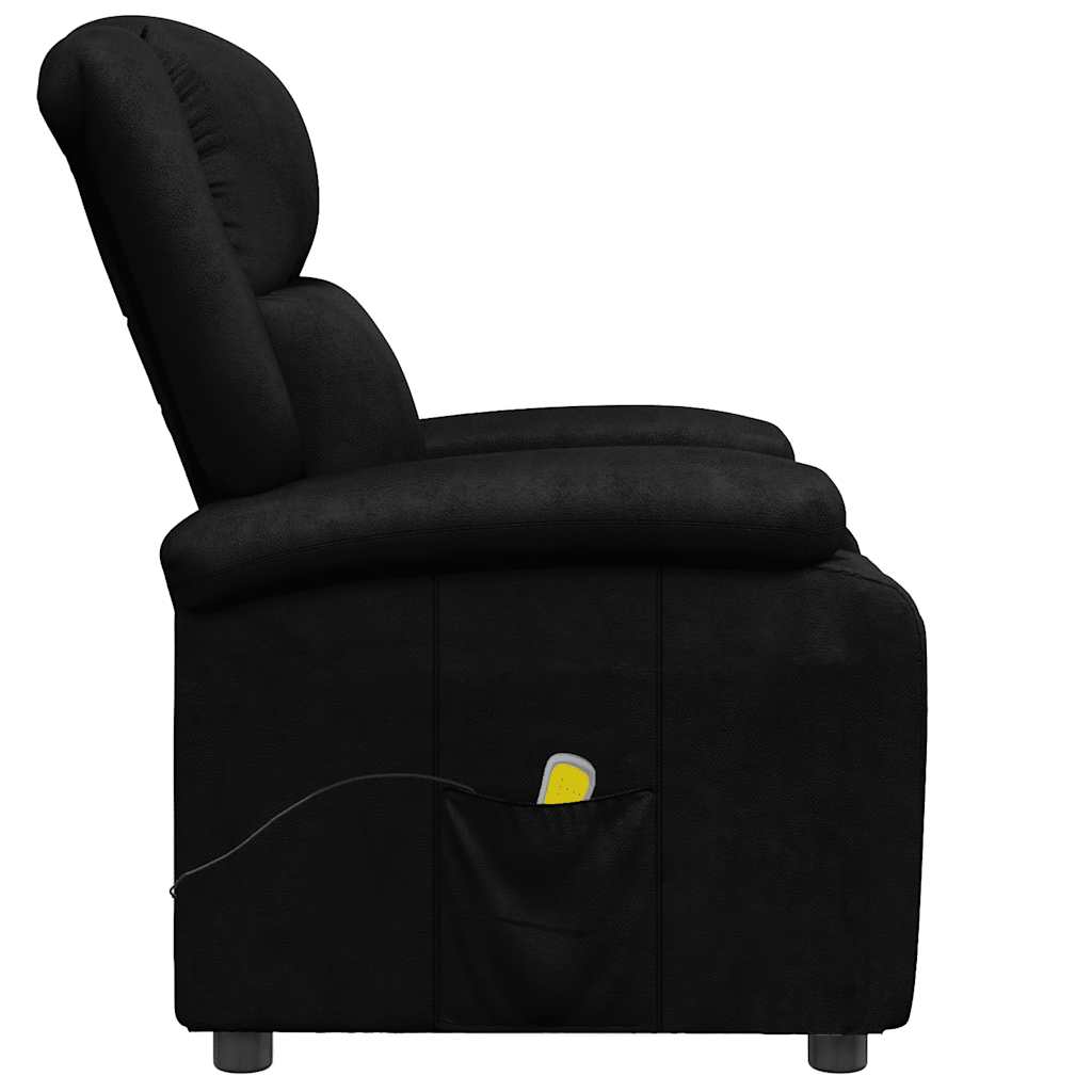 vidaXL Massage Chair Artificial Leather Black
