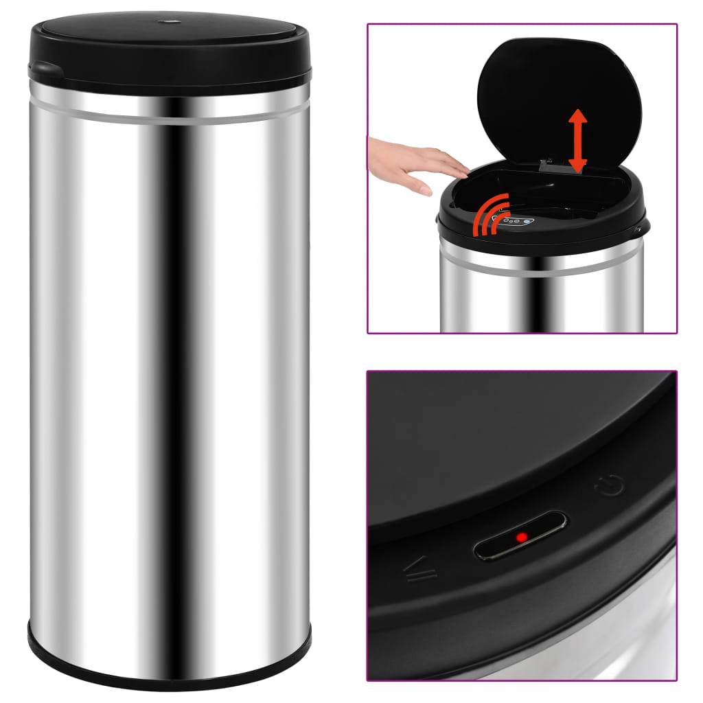 vidaXL Cuiseur à pâtisserie avec capteur automatique 30 L en acier inoxydable