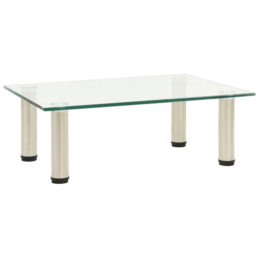 vidaXL Tv-meubel 40x35x17 cm gehard glas zwart
