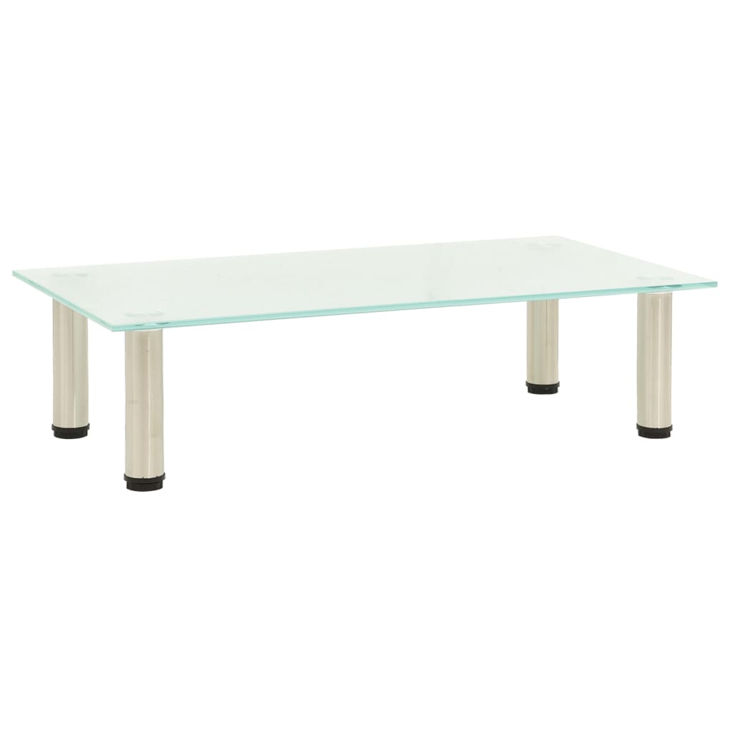 vidaXL Tv-meubel 40x35x17 cm gehard glas zwart