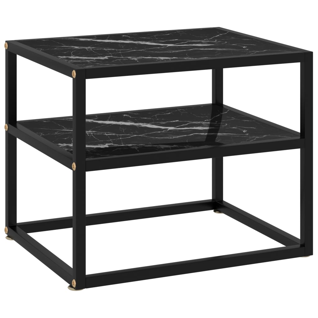 vidaXL Wandtafel 50x40x40 cm gehard glas transparant