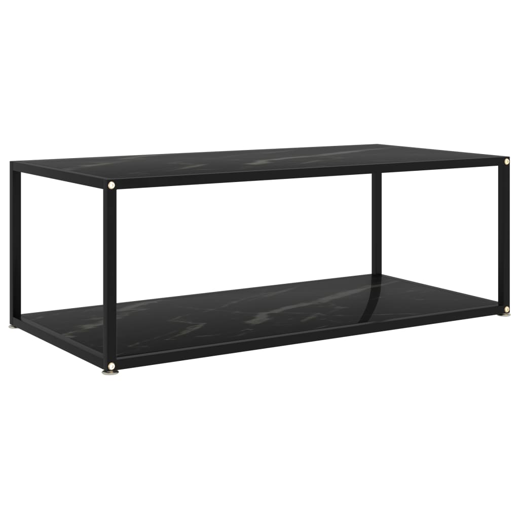 vidaXL Salontafel 60x60x35 cm gehard glas transparant