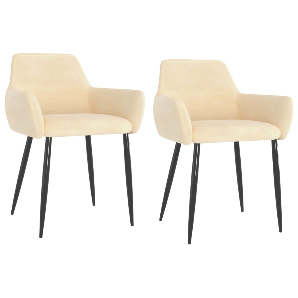 vidaXL Eetkamerstoelen 4 st fluweel donkergrijs