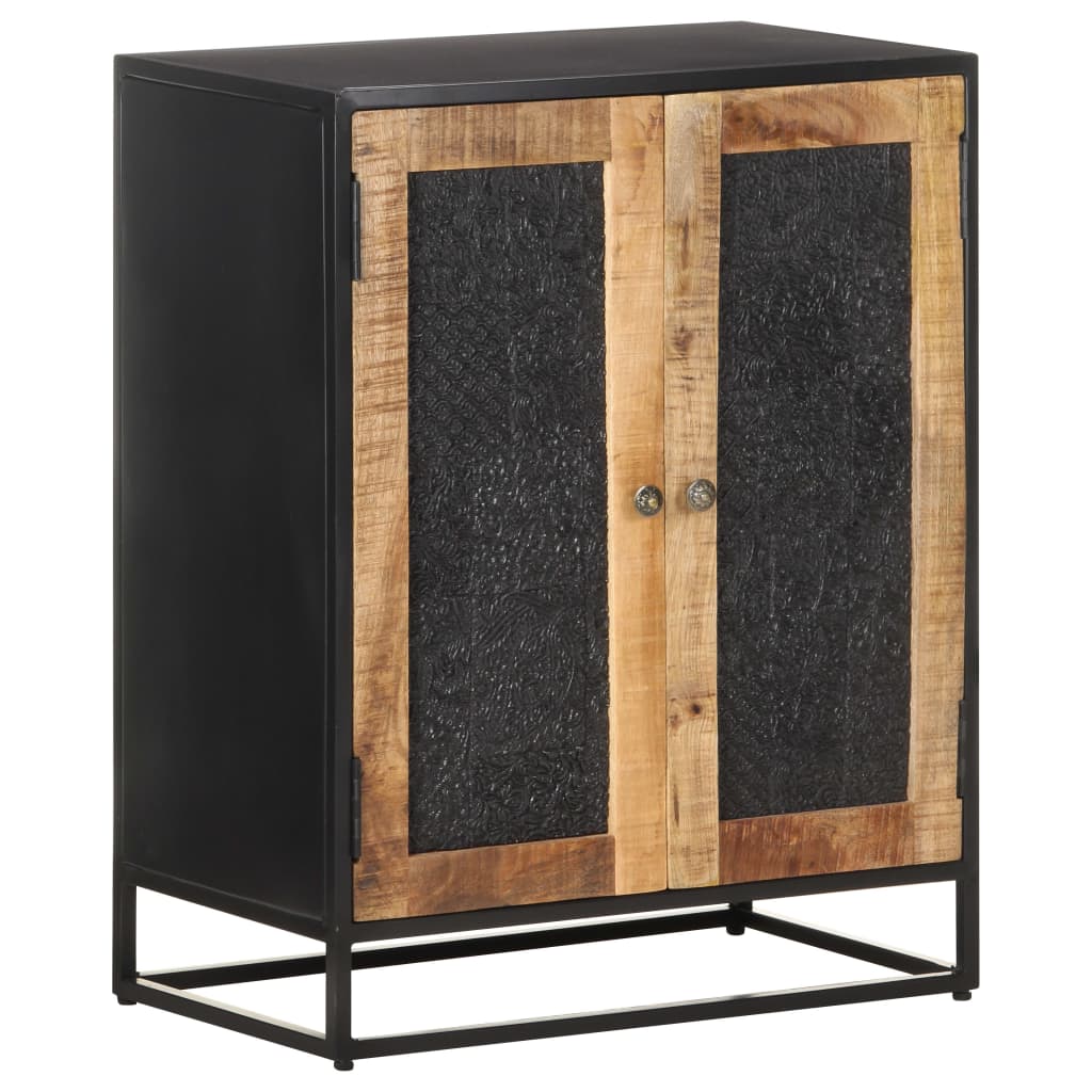 vidaXL Dressoir 60x35x75 cm ruw mangohout