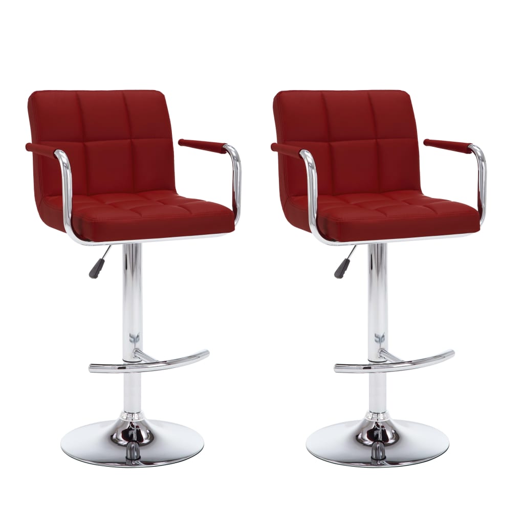 vidaXL Barstoelen 2 st artiste blanc