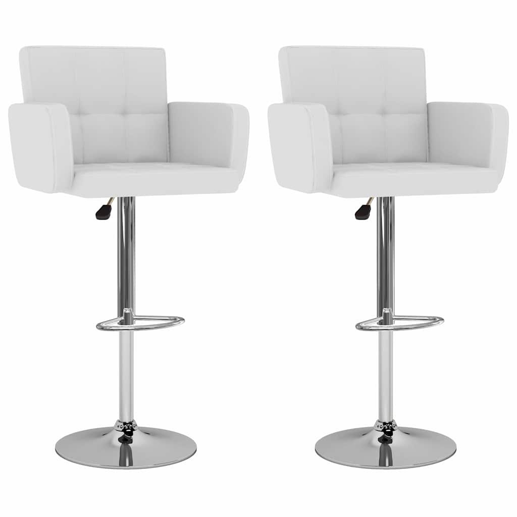 vidaXL Barstoelen 2 st artiste blanc