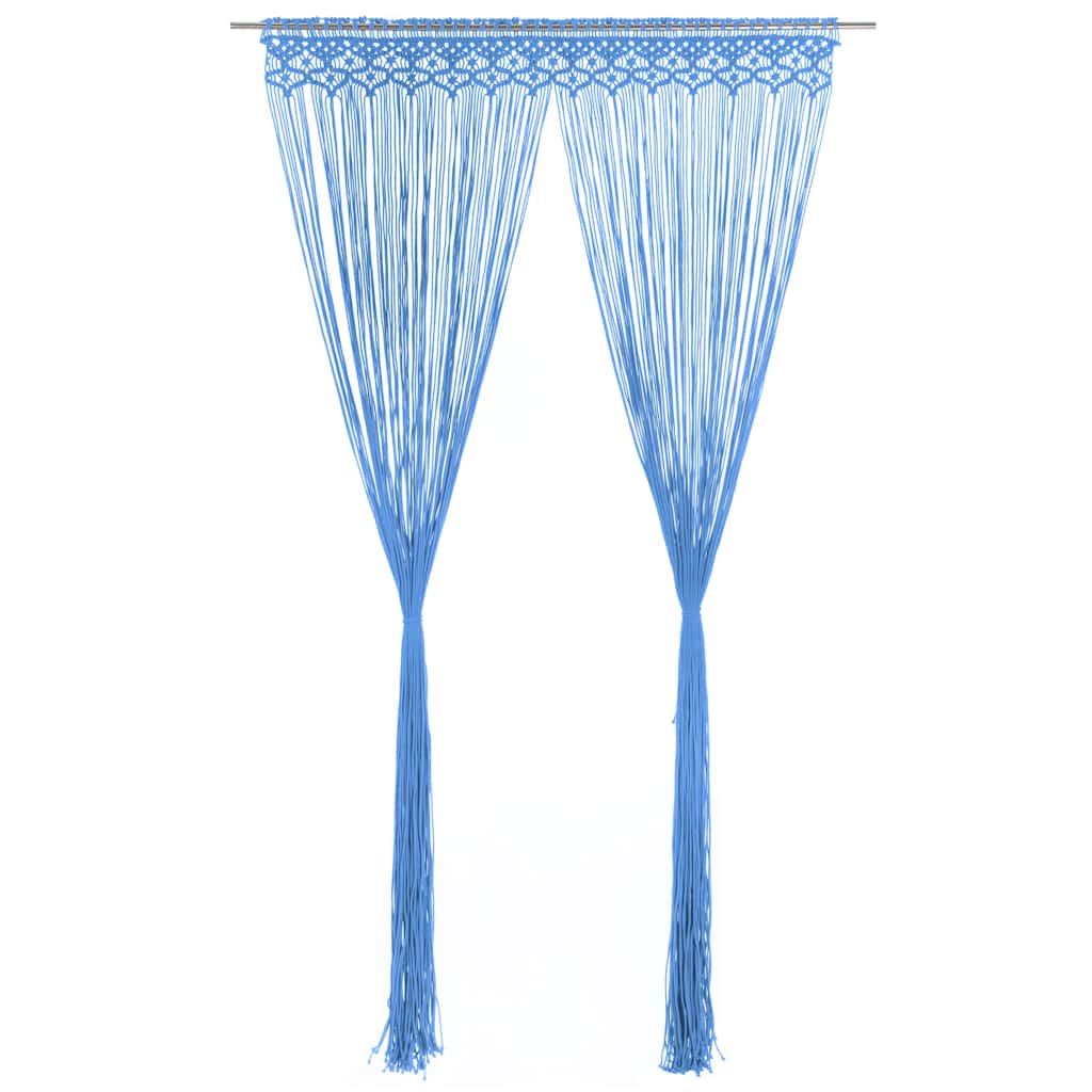 vidaXL Macrame Curtain 140x240 cm Cotton