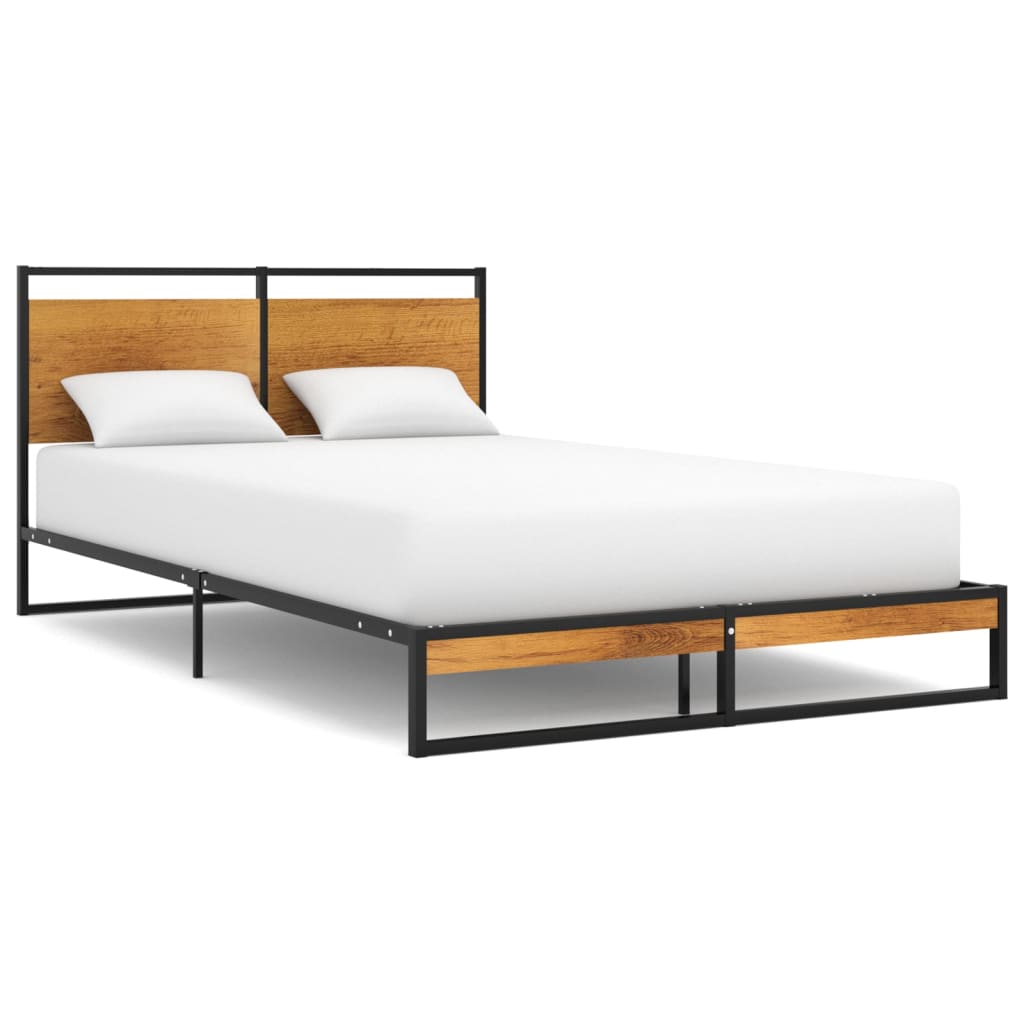 vidaXL Bedframe metaal 90x200 cm