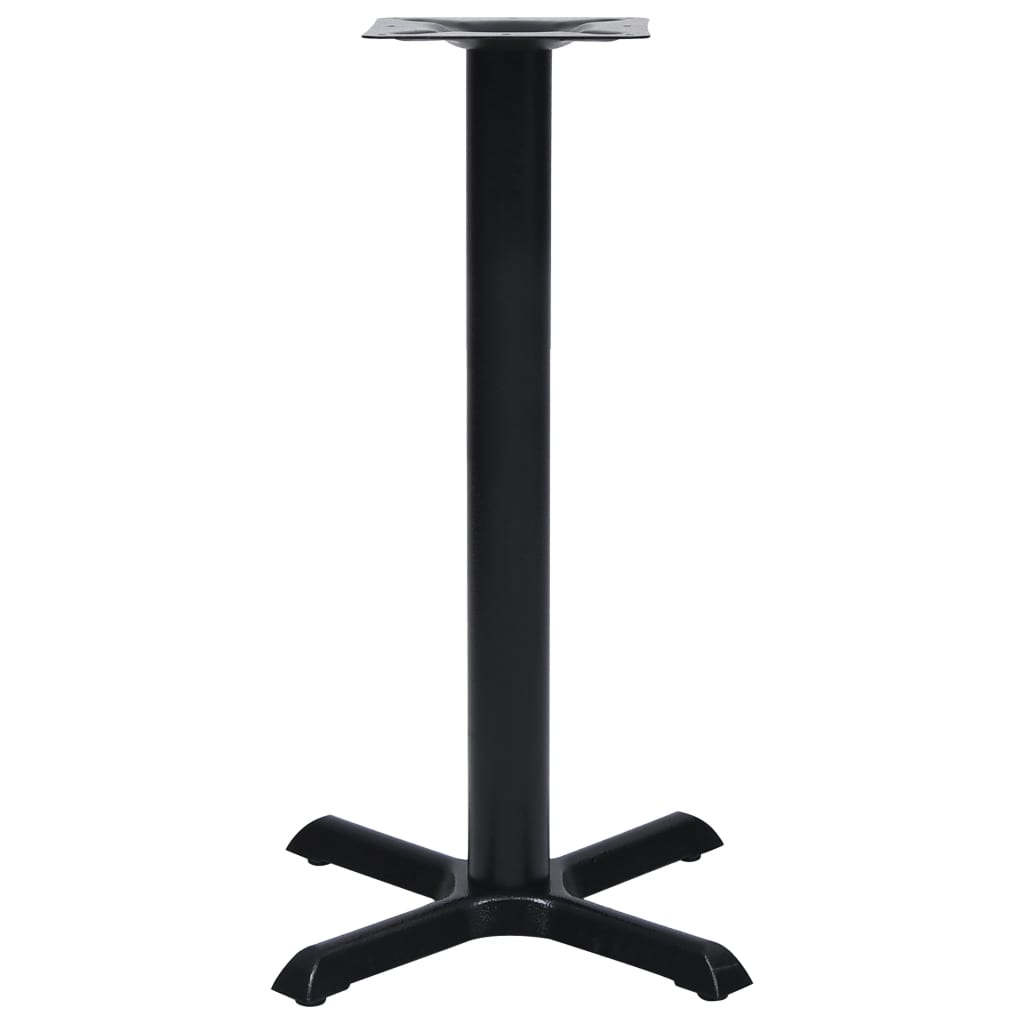 vidaXL Bistrotafelpoot 56x56x72 cm gietijzer zwart