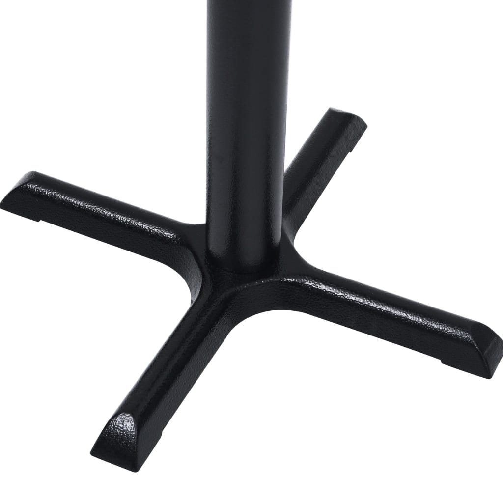 vidaXL Bistrotafelpoot 56x56x72 cm gietijzer zwart