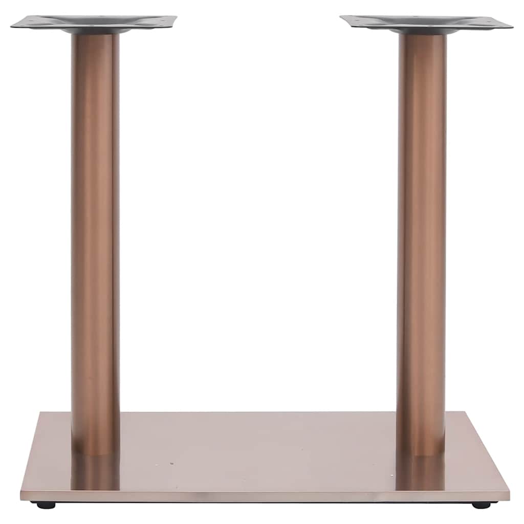 vidaXL Bistro Table Leg 70x40x72 cm Stainless Steel Brass-Colored