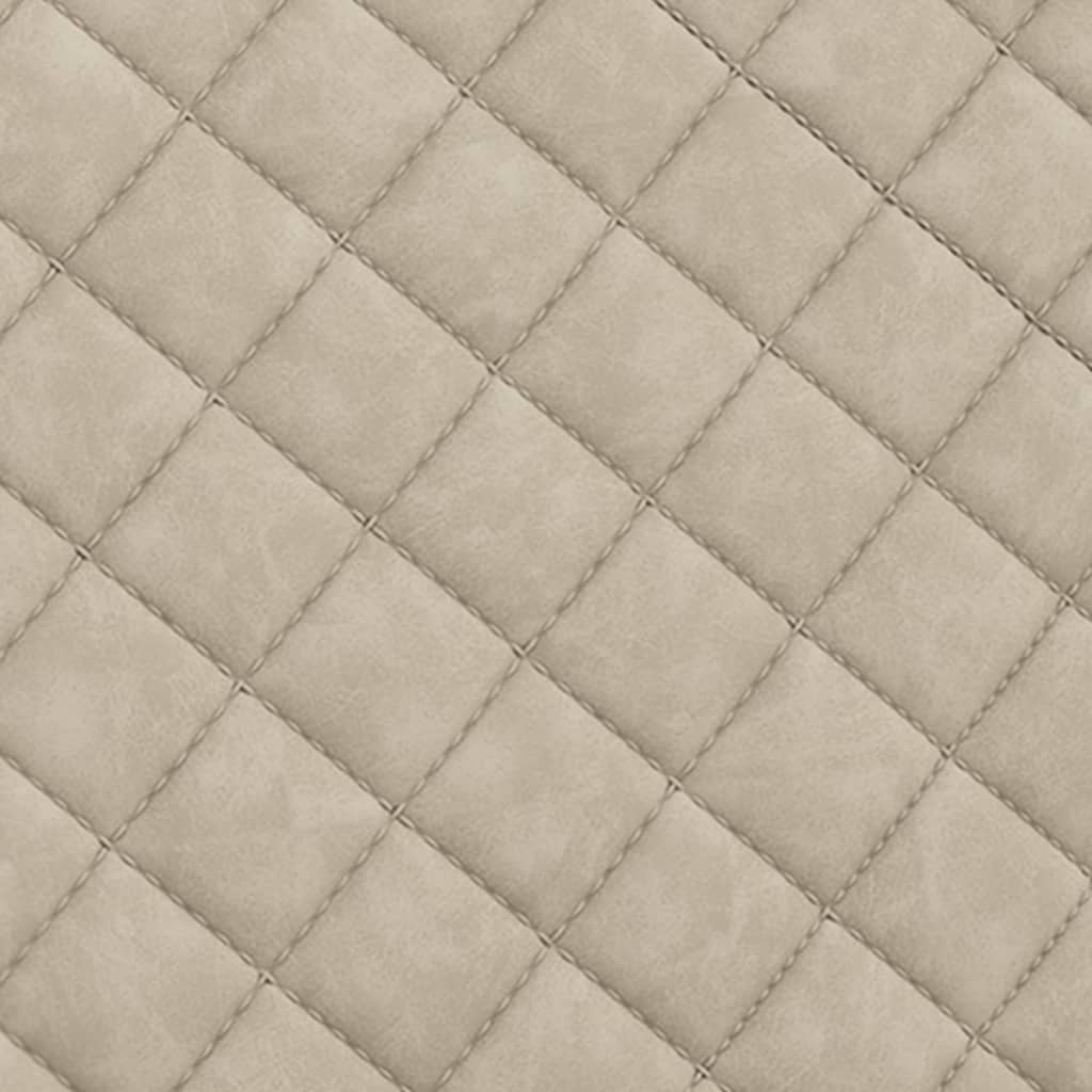 vidaXL Chair faux leather cream