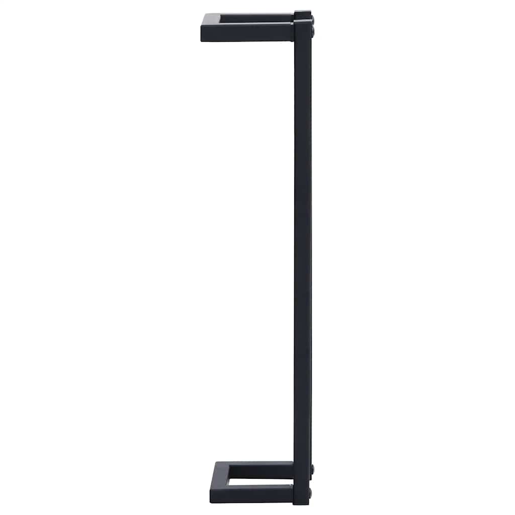 vidaXL Handdoekenrek 25x20x95 cm ijzer zwart
