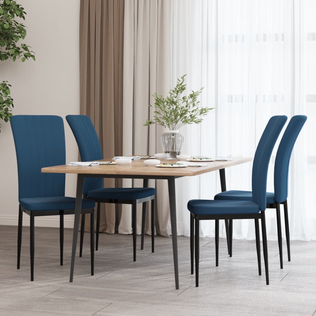 vidaXL Eetkamerstoelen 2 st fluweel donkergrijs