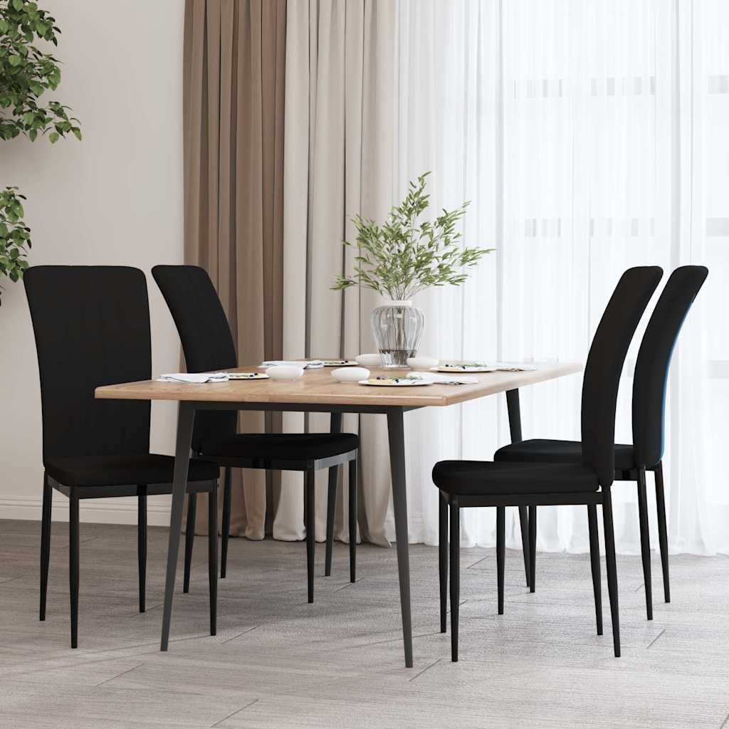 vidaXL Eetkamerstoelen 2 st fluweel donkergrijs