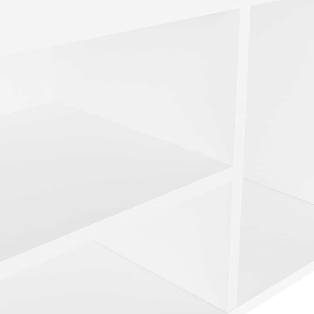 vidaXL Shoe Bench with Cushion 80x30x47 cm Engineered Wood White