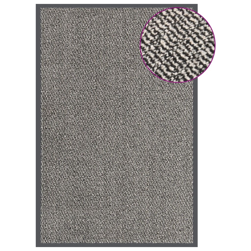 vidaXL Rectangular Tufted Doormat 40x60 cm Anthracite