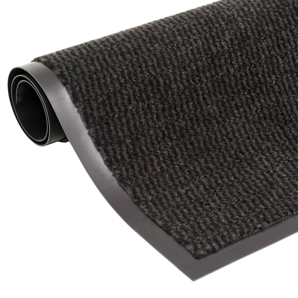 vidaXL Rectangular Tufted Doormat 40x60 cm Anthracite