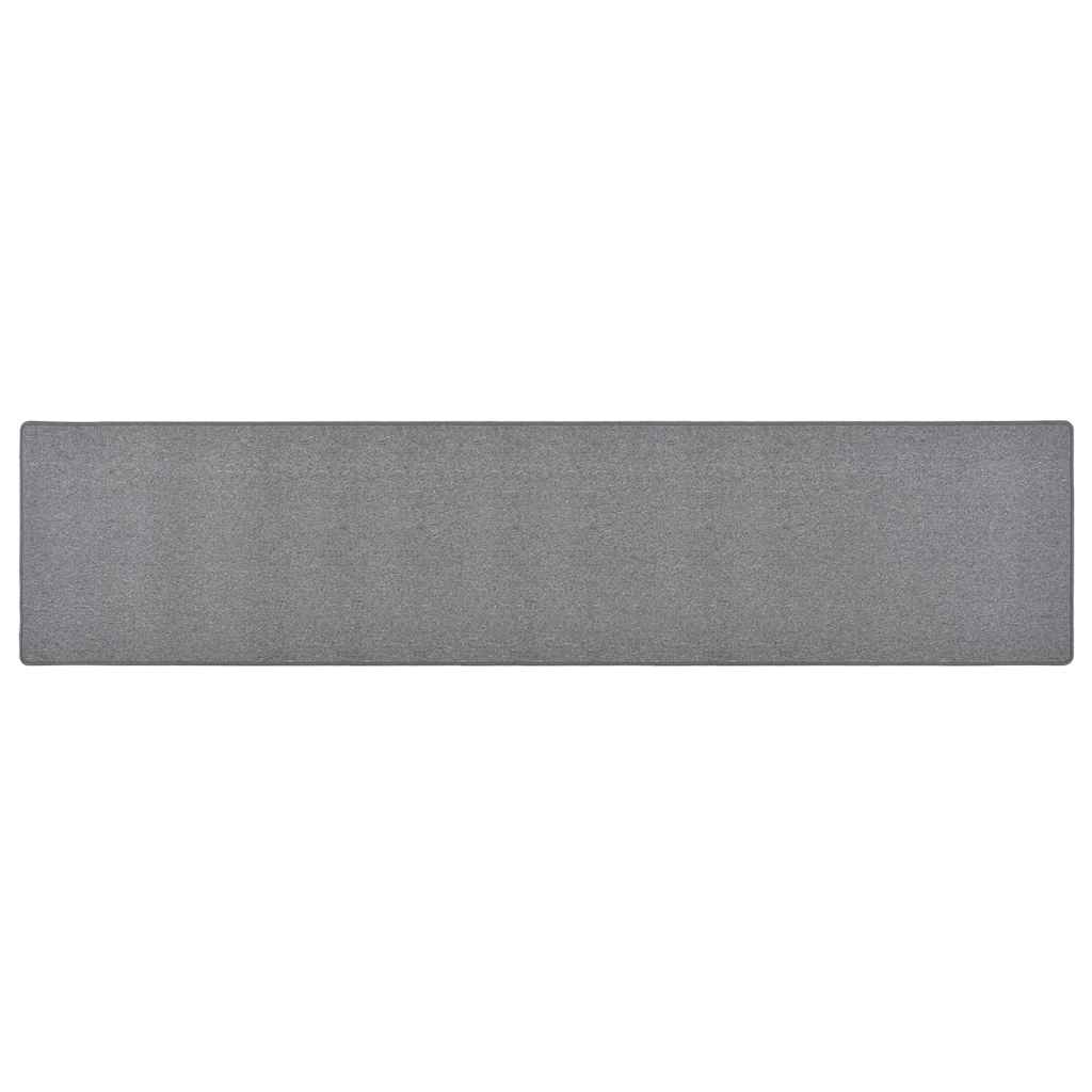 vidaXL Tapijtloper 50x100 cm antracietkleurig