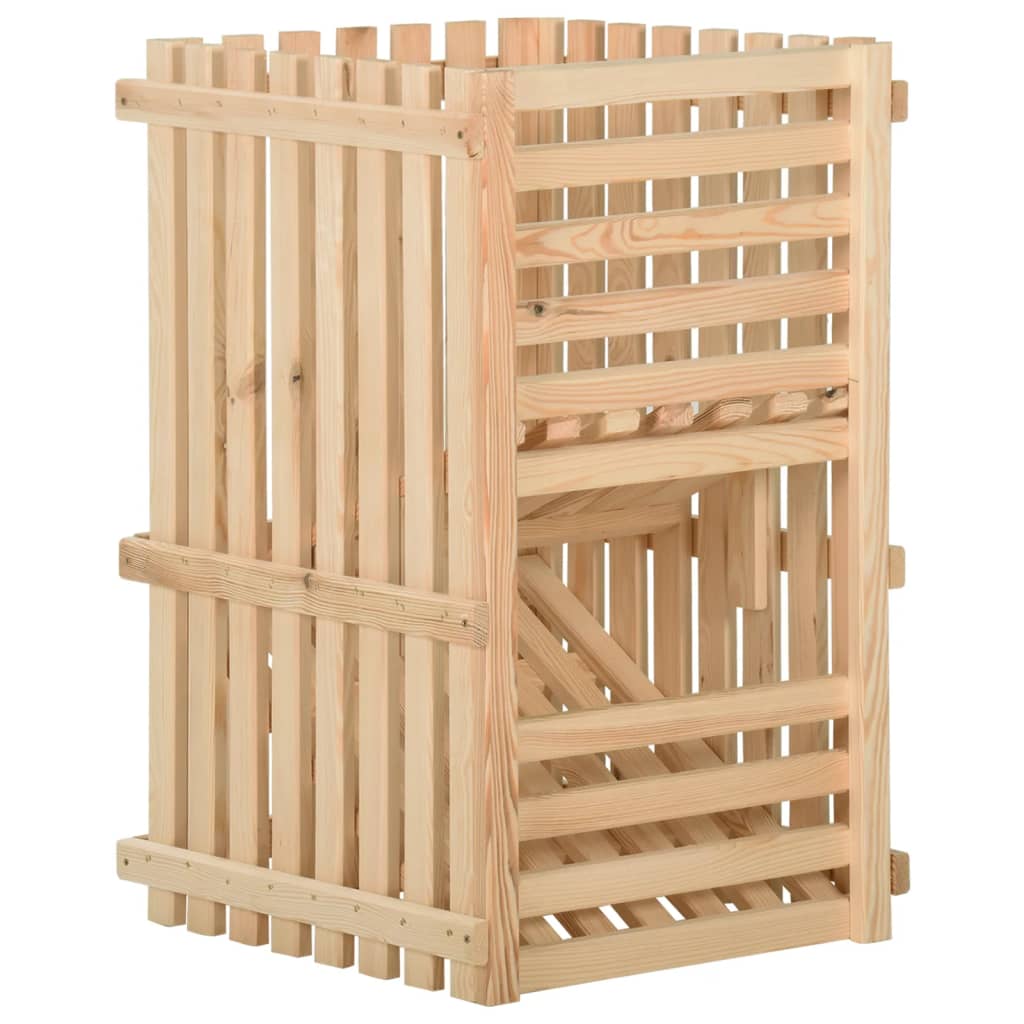vidaXL Aardappelkist 60x40x50 cm massief grenenhout