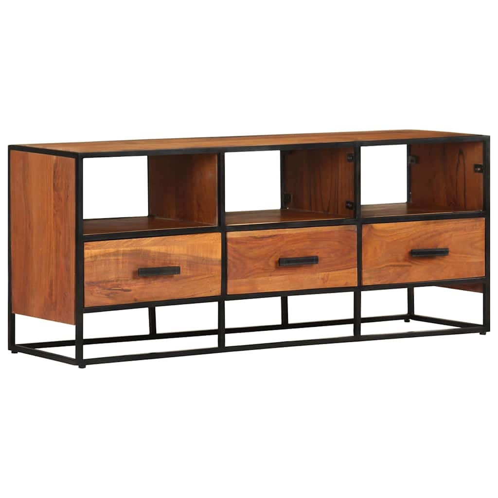 vidaXL Tv-meubel 110x30x45 cm ruw mangohout
