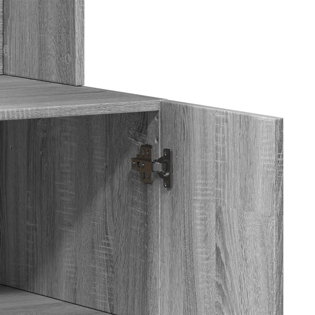 vidaXL Keukenkast 95x50x180 cm bewerkt hout wit