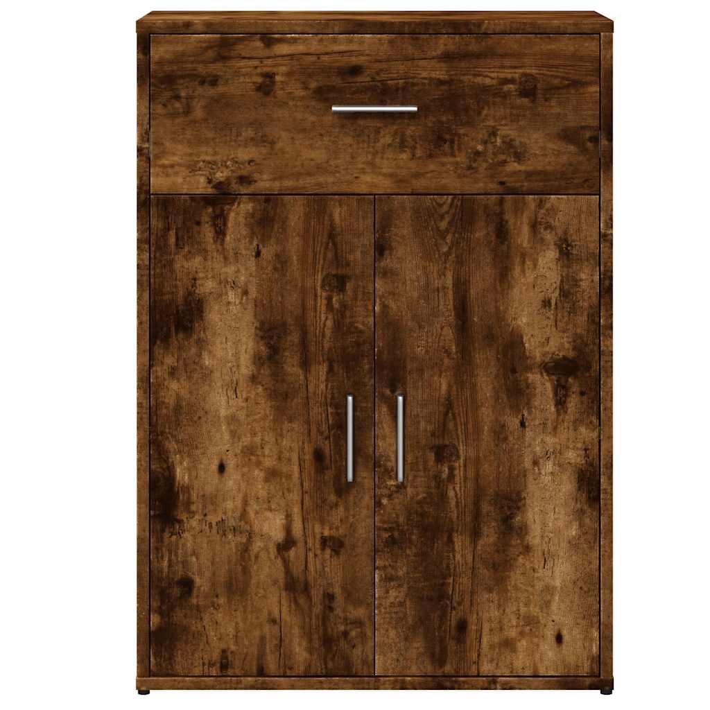 vidaXL Dressoirs 2 st 60x30x84 cm bewerkt hout wit