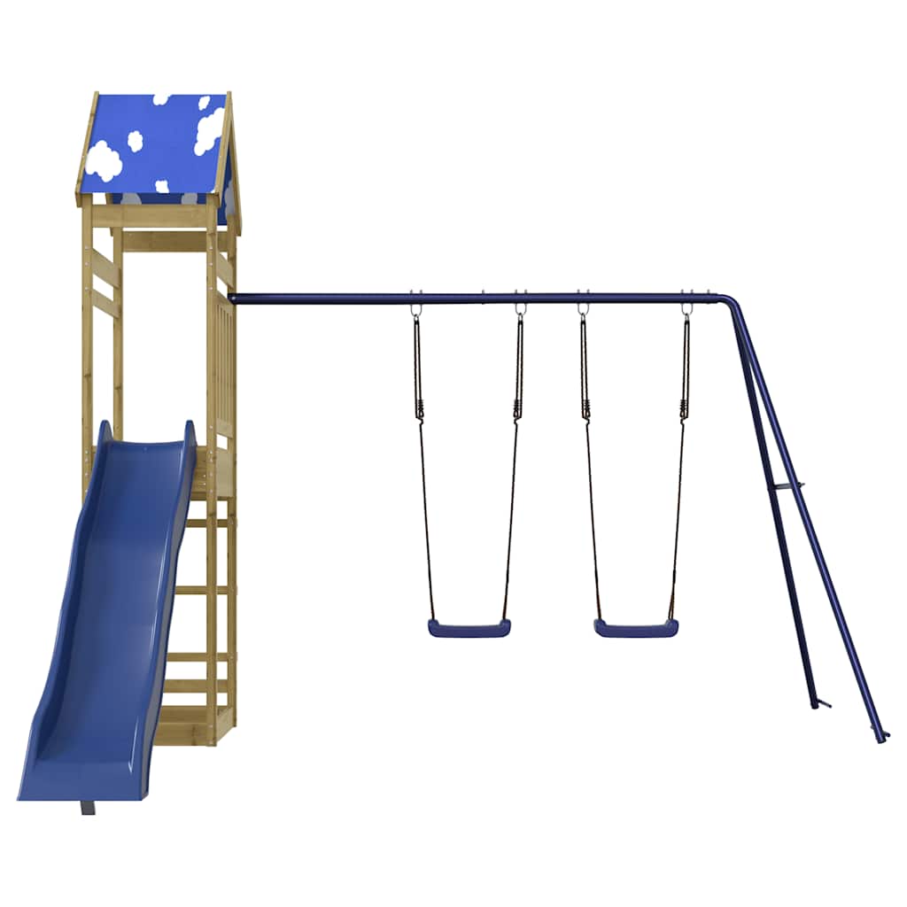 vidaXL Playhouse solid pine wood