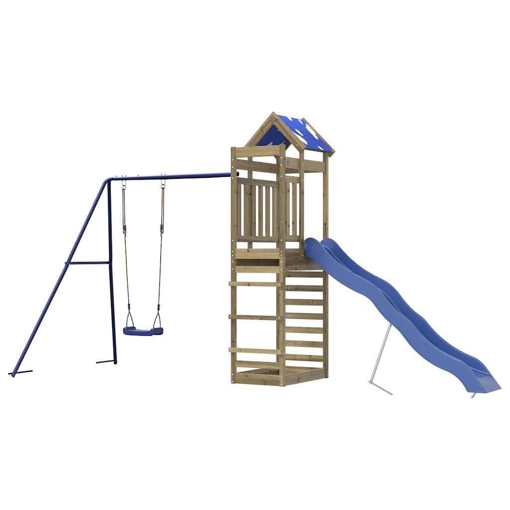 vidaXL Playhouse Solid pinewood