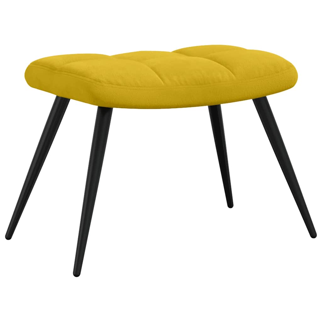 vidaXL Relaxstoel fluweel lichtgrijs