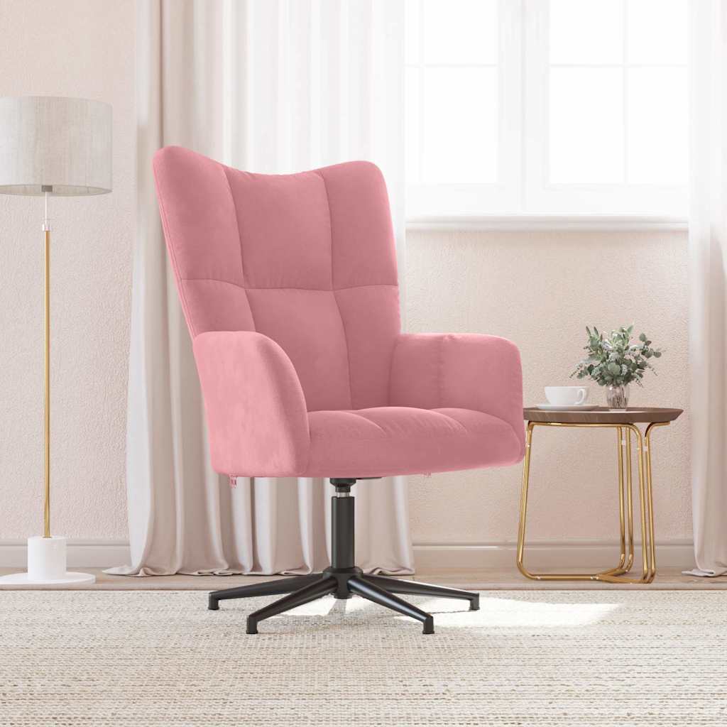 vidaXL Relaxstoel fluweel lichtgrijs