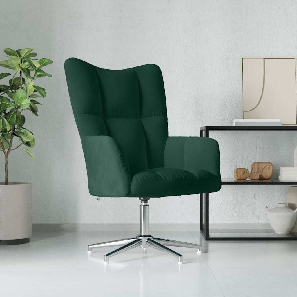 vidaXL Recliner velvet light grey