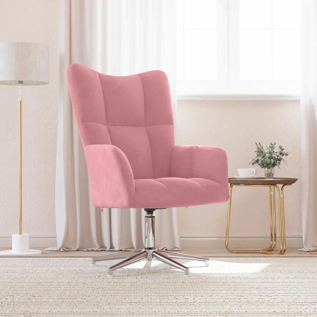 vidaXL Recliner velvet light grey