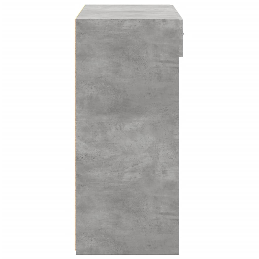 vidaXL Sideboard 80x42.5x93 cm engineered wood white