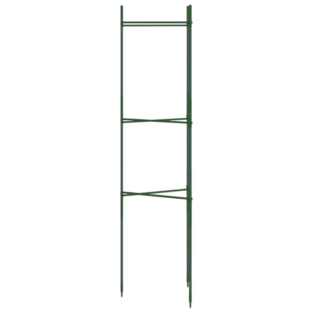 vidaXL Tomatenkooien 4 st 116 cm staal en polypropeen