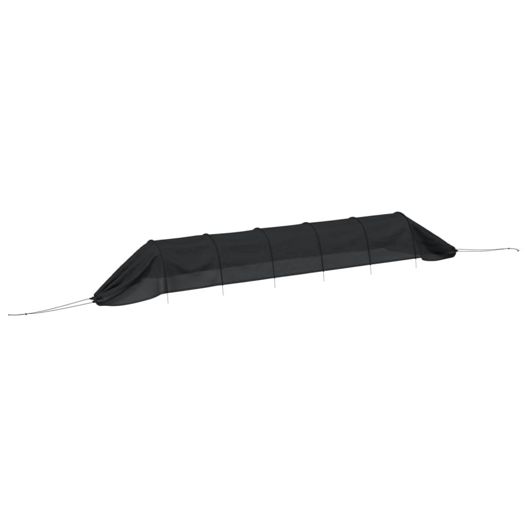 vidaXL Grow Tunnels 2 pcs steel and polyethylene black