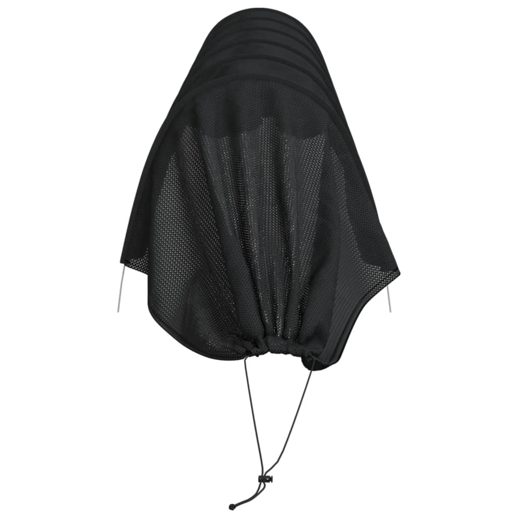 vidaXL Grow Tunnels 2 pcs steel and polyethylene black
