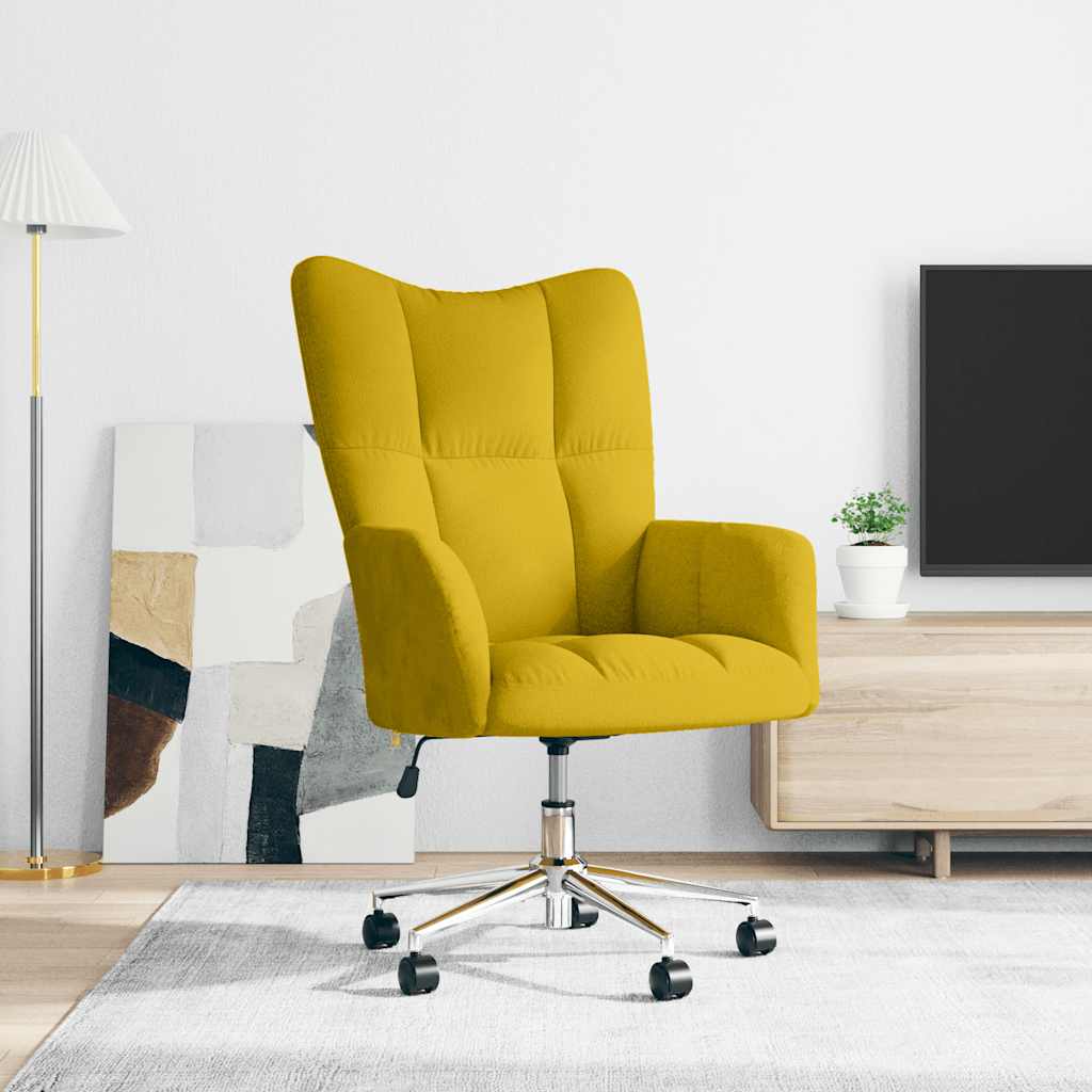 vidaXL Relaxstoel fluweel lichtgrijs