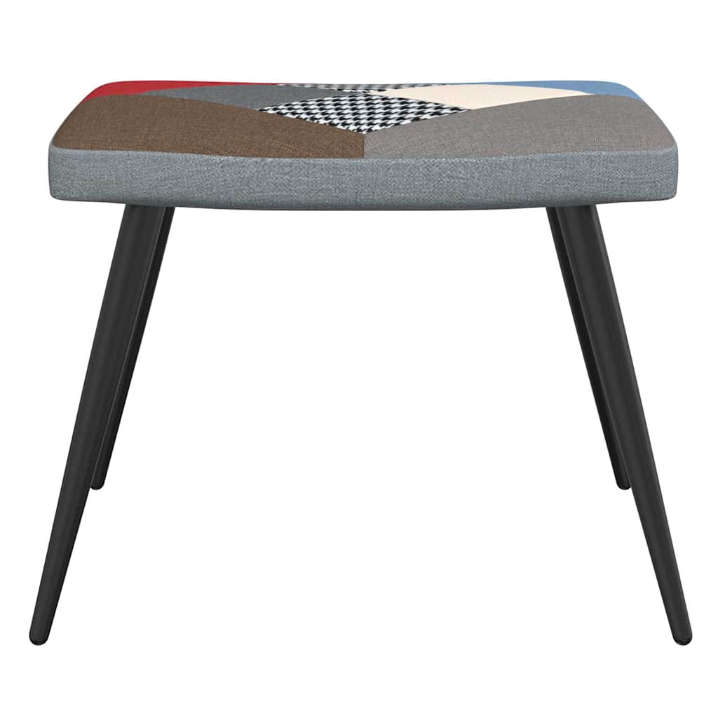 vidaXL Relaxstoel patchwork stof