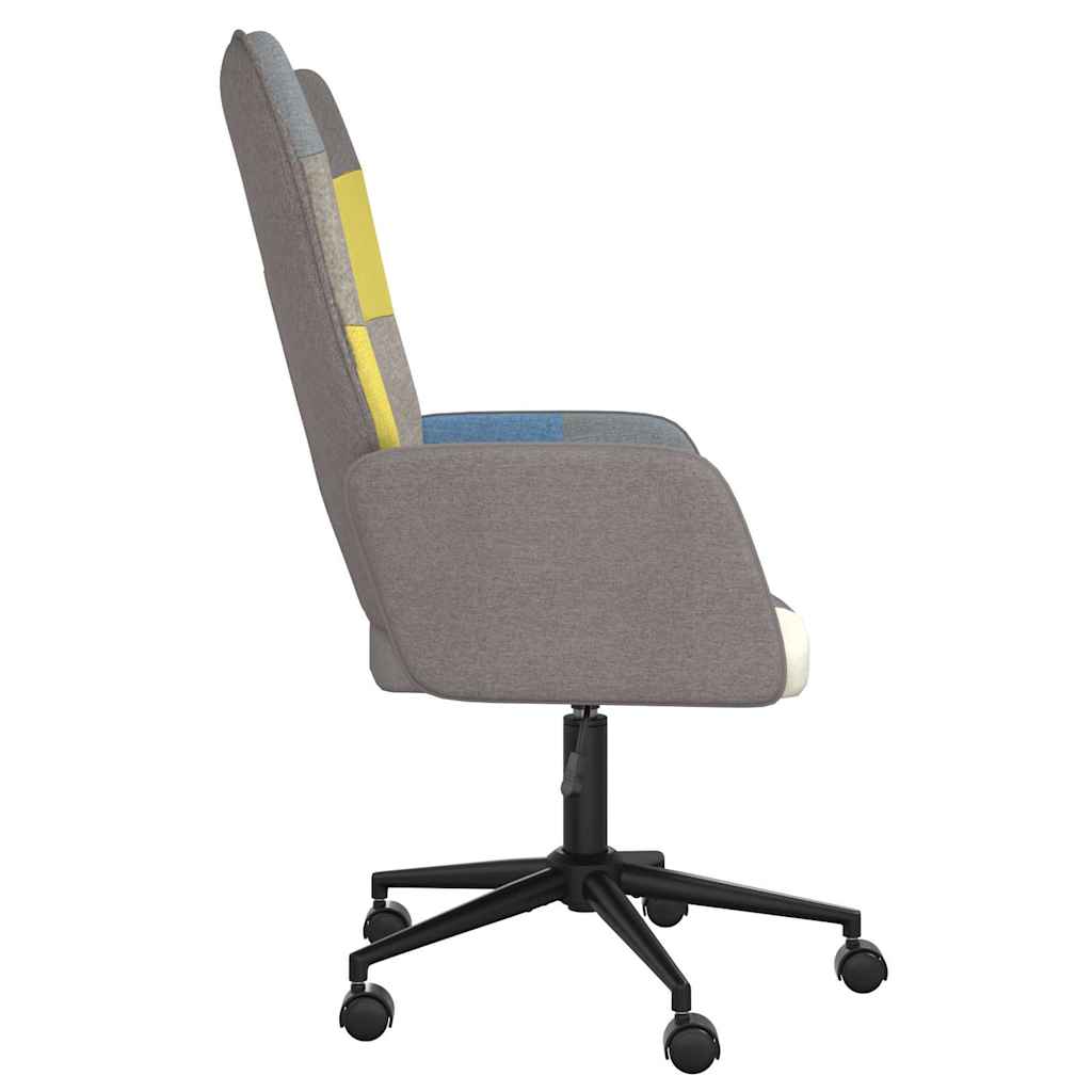 vidaXL Relaxstoel patchwork stof